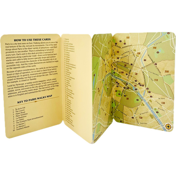 City Walks: Paris 50 Adventures on Foot Flashcards by Christina Henry de Tessan - Picture 5 of 9